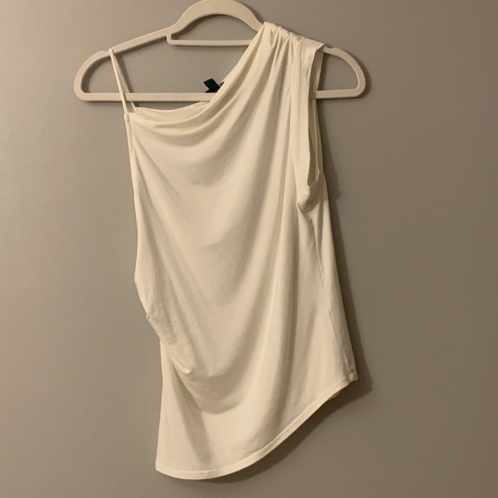 geel zoe top in white